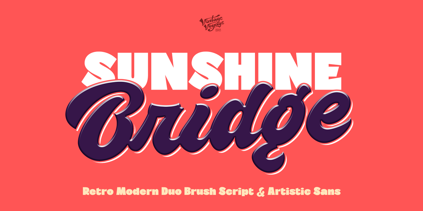 Шрифт VVDS Sunshine Bridge
